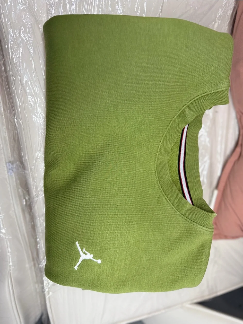Jordan Olive Green Crewneck Sweatshirt